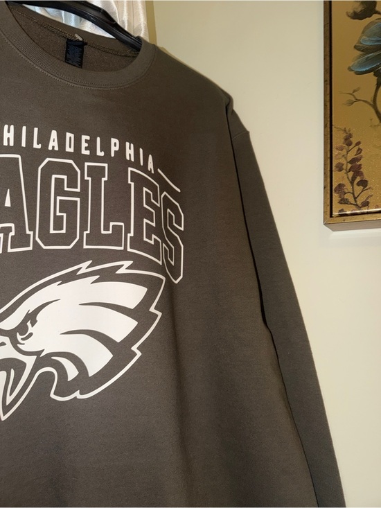 Gildan Other - Gildan Philadelphia Eagles Crewneck Sweatshirt - Black with White Logo